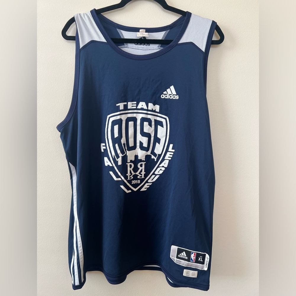 Adidas Team Rose Fall League NBA Authentic basketball jersey 2015‎ men’s XL blue